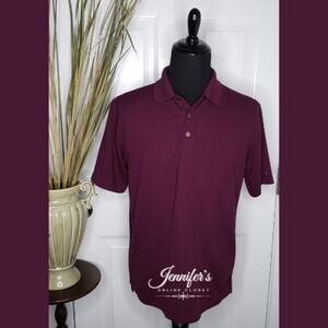 3/$25 Grand Slam Men's Deep Purple Golf Polo Shirt Size Large